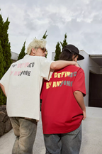 Achock Handwritten Slogan Print Tee