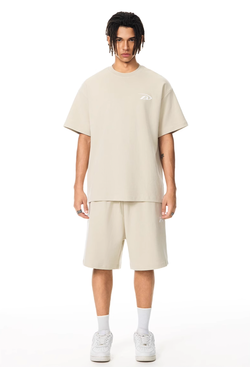 Achock Heavyweight Basic Logo Print Tee
