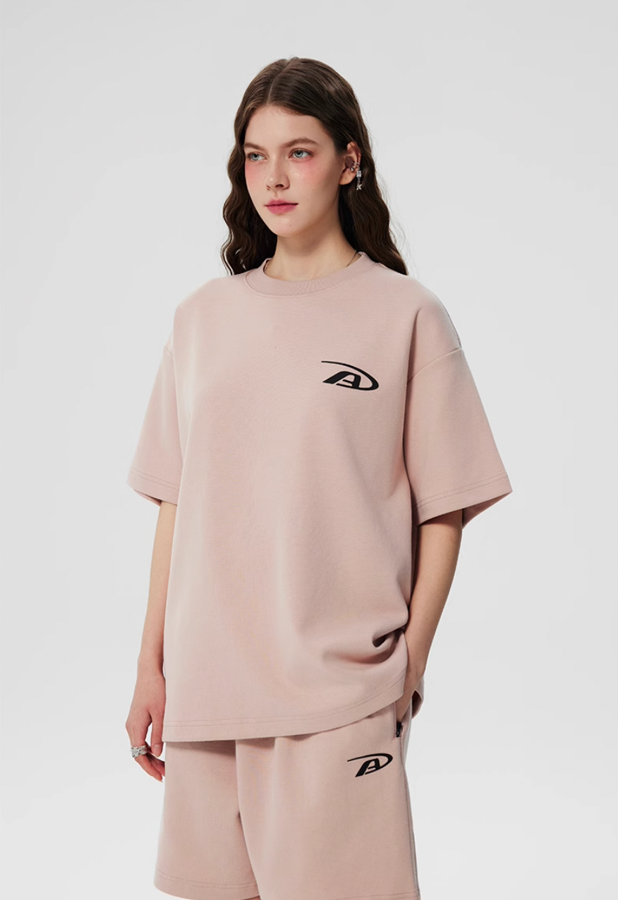 Achock Heavyweight Basic Logo Print Tee