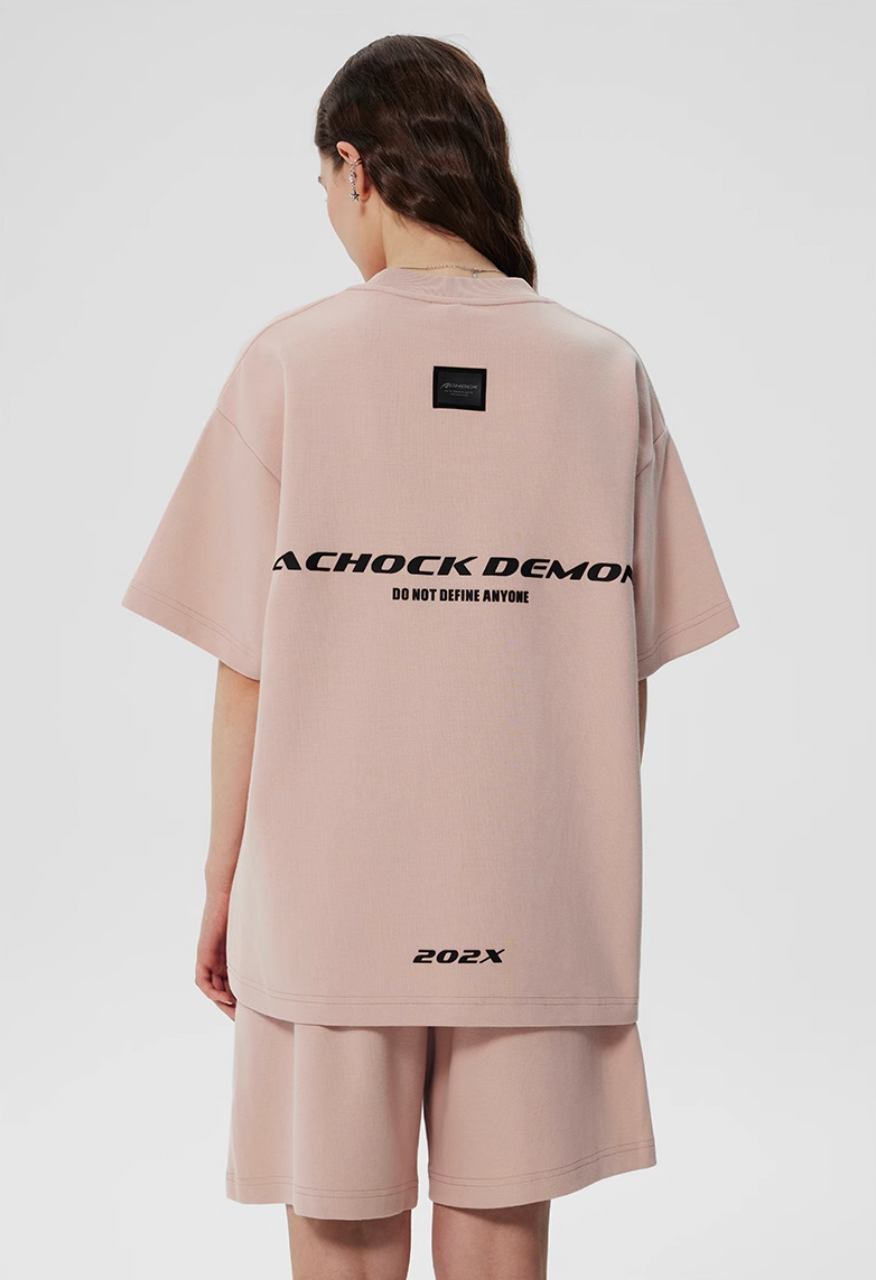 Achock Heavyweight Basic Logo Print Tee