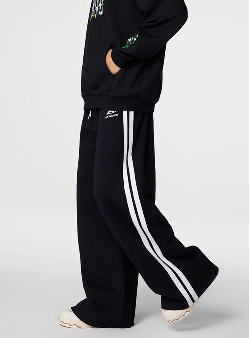 Achock Side Striped Baggy Sweatpants