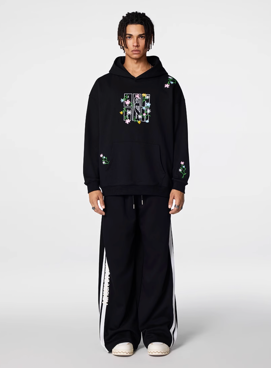 Achock Side Striped Baggy Sweatpants