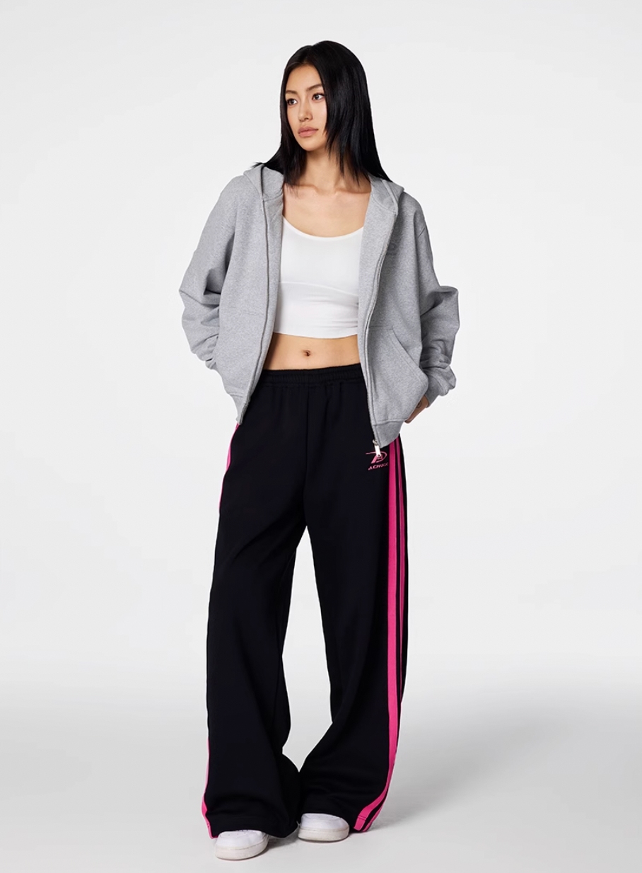 Achock Side Striped Baggy Sweatpants