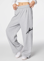 Achock Logo Embroidery Baggy Sweatpants