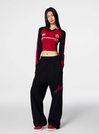 Achock Logo Embroidery Baggy Sweatpants