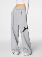 Achock Logo Embroidery Baggy Sweatpants