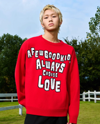AFGK Slogan Letters Knit Sweater