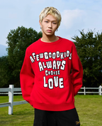 AFGK Slogan Letters Knit Sweater