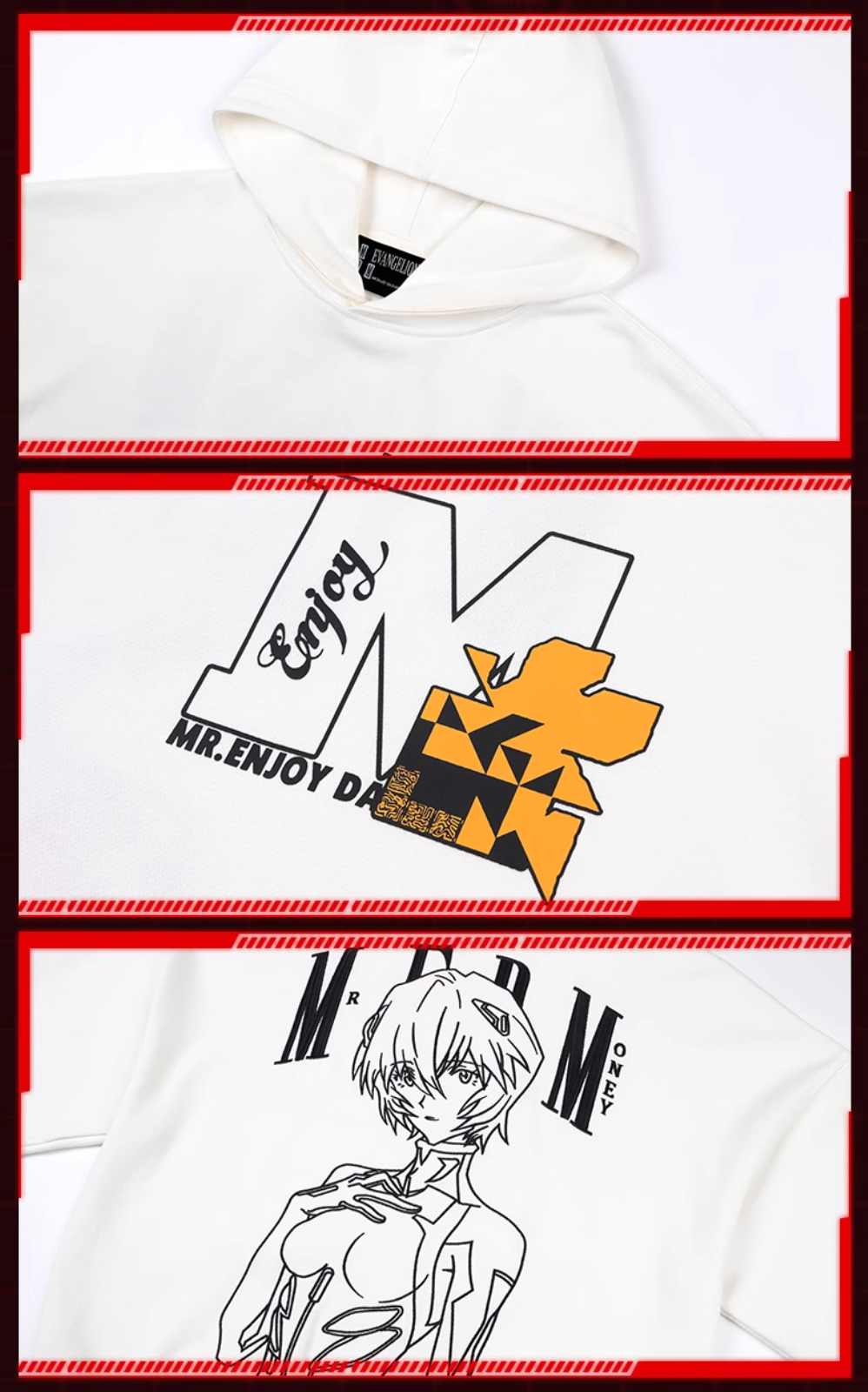 MEDM x EVA Rei Ayanami Hoodie