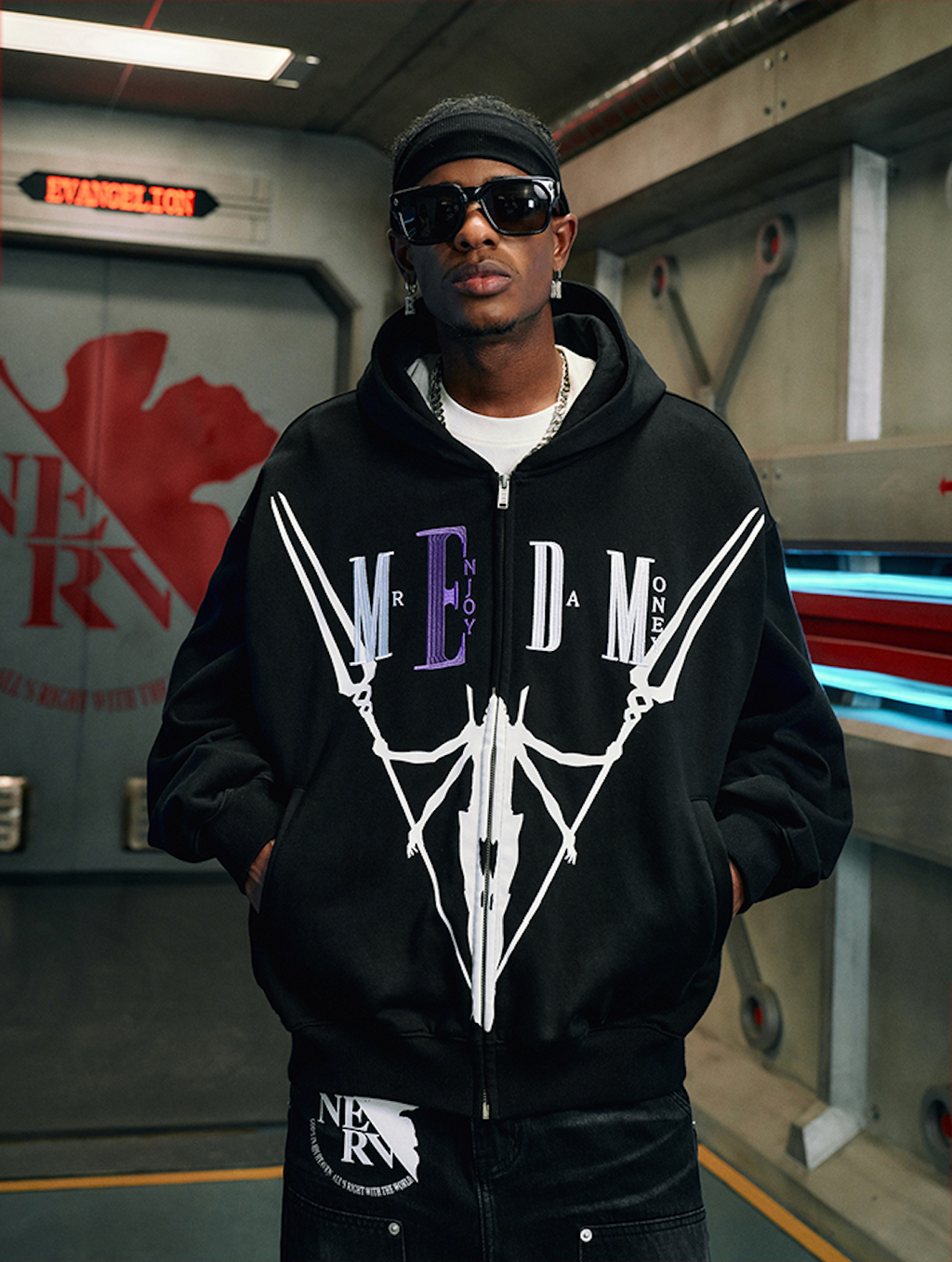 MEDM x EVA Unit-13 Zip-Up Hoodie