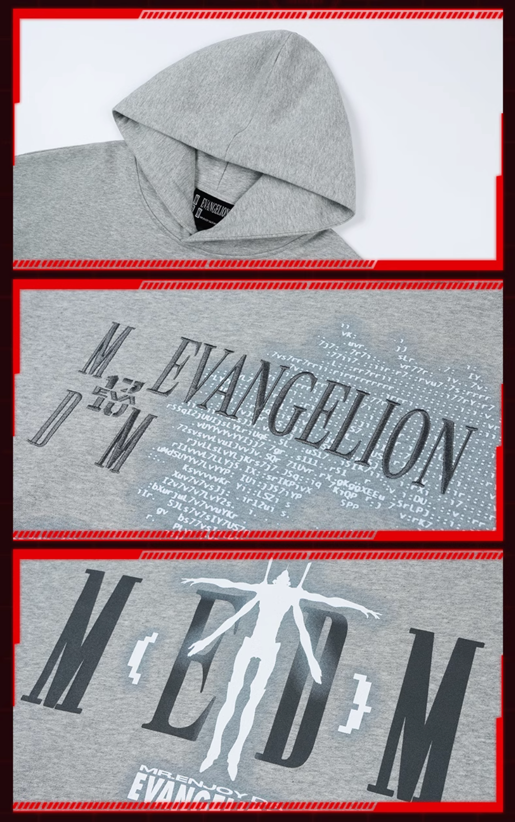 MEDM x EVA Unit-13 Kaworu Nagisa Hoodie