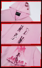 MEDM x EVA Evangelion Washed Zip-Up Hoodie
