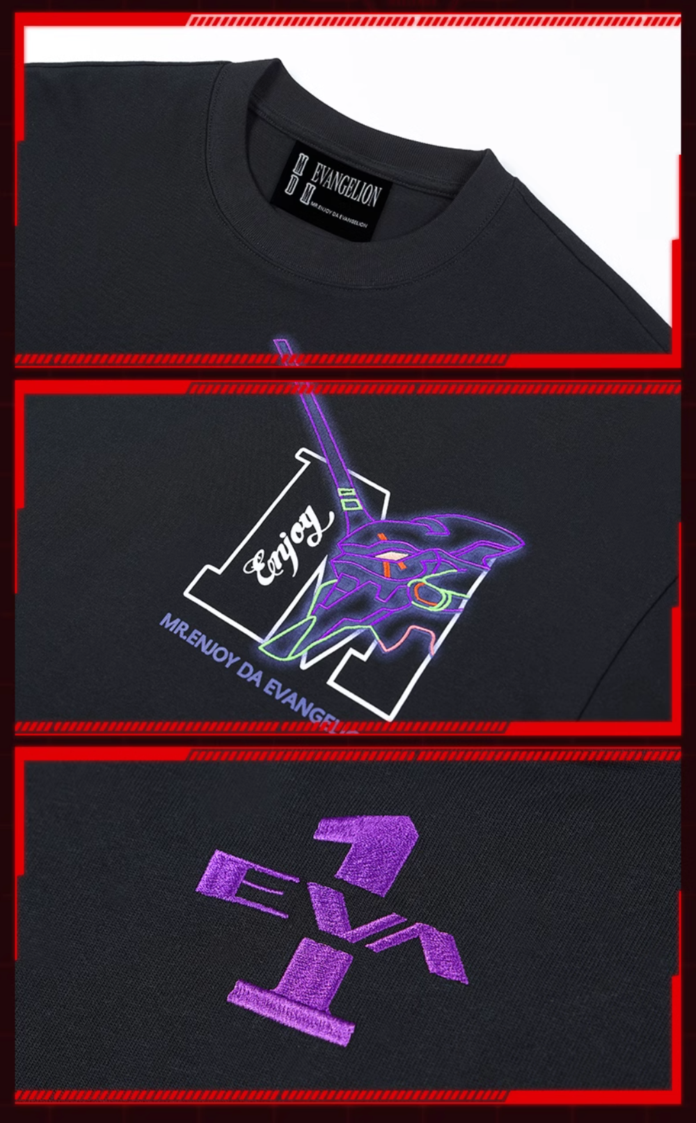 MEDM x EVA Basic Logo Long Sleeve Tee