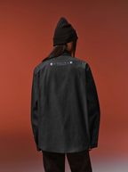 YADcrew 3D-Printed Tie & Badge Long-Sleeve Shirt