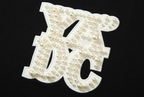 YADcrew Pearl Leather Logo Sweatshirt