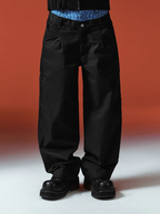 YADcrew Double-Waist Twisted Plaid Pants