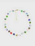 AWE Colorful Flower Star Pearl Necklace
