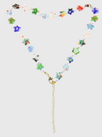 AWE Colorful Flower Star Pearl Necklace