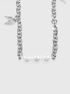 AWE Pearl & Charm Chain Necklace