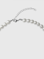 AWE Pearl Rhinestone Chain Necklace