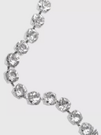 AWE Pearl Rhinestone Chain Necklace
