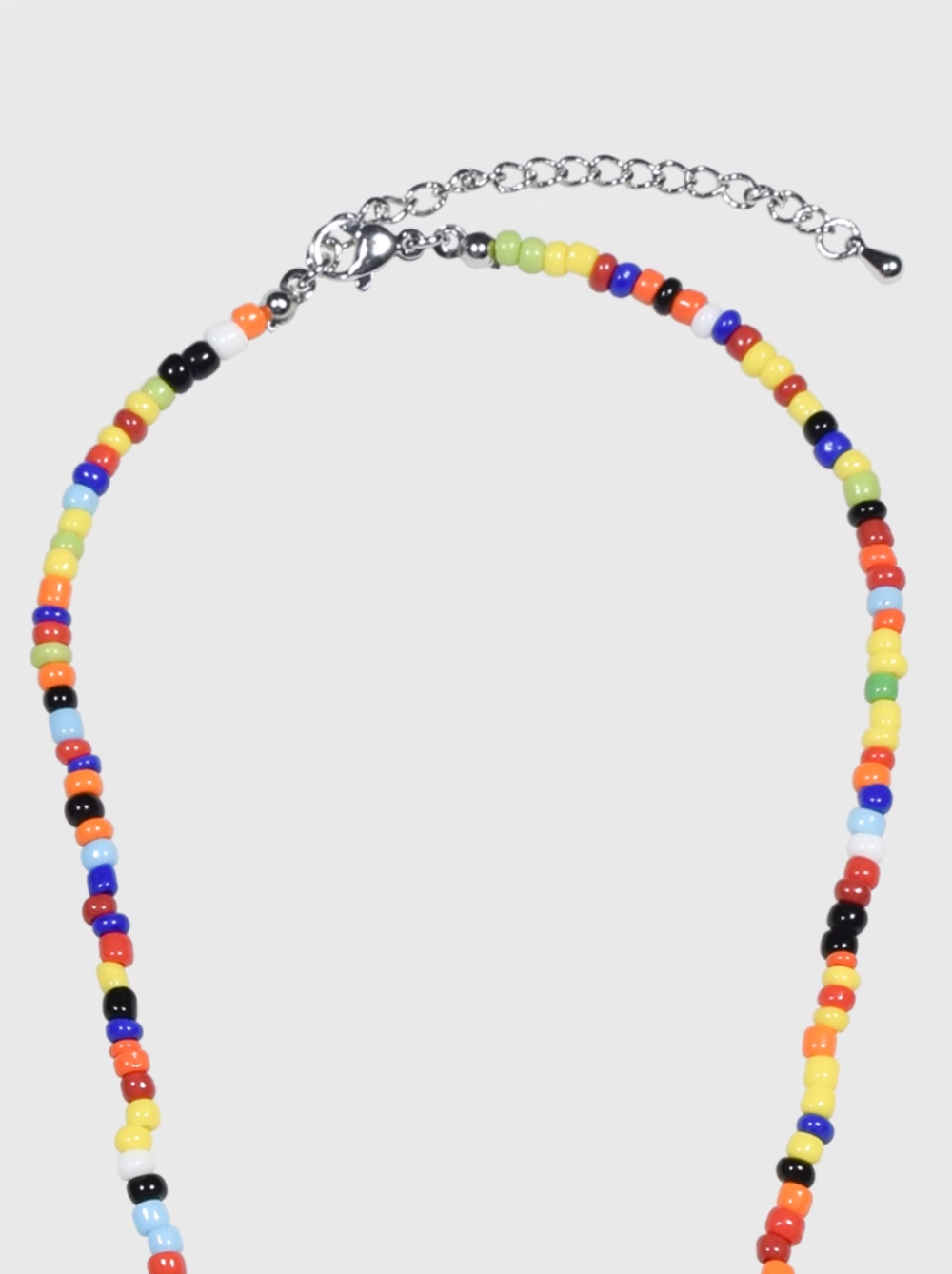 AWE Colorful Bead Smiley Flower Necklace