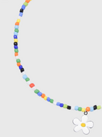 AWE Colorful Beaded Sunflower Necklace