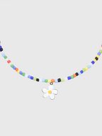 AWE Colorful Beaded Sunflower Necklace