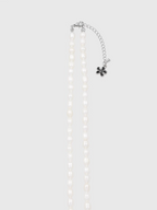 AWE Black Sunflower Pendant Pearl Necklace