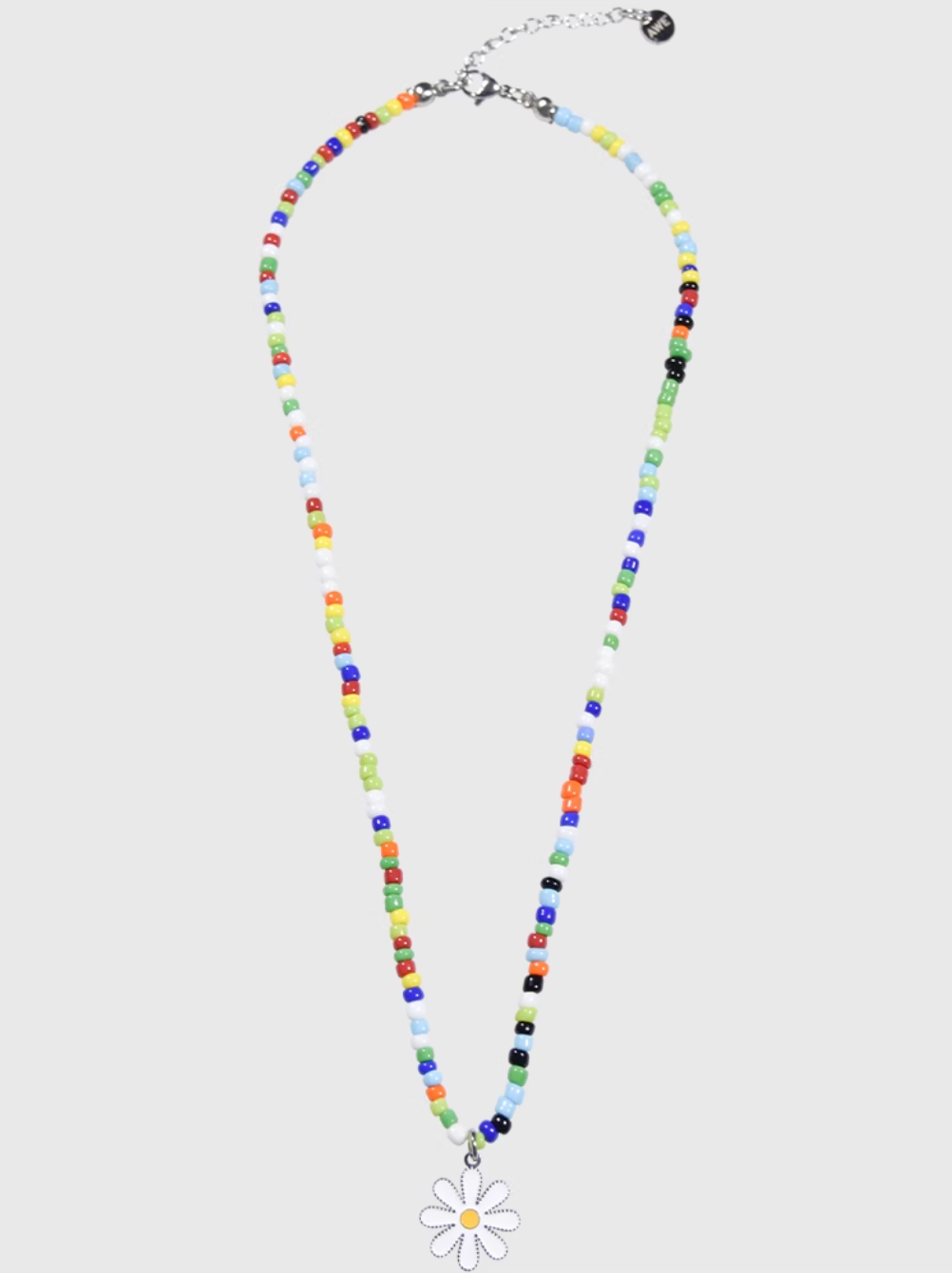 AWE Colorful Beaded Daisy Necklace