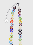 AWE Sunflower Daisy Large Beaded Necklace
