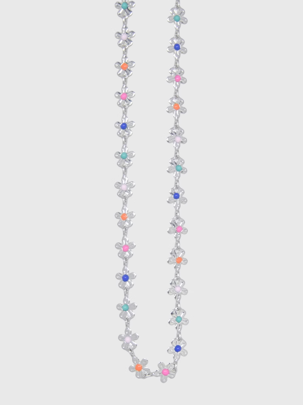 AWE Rainbow Small Daisy Chain Necklace