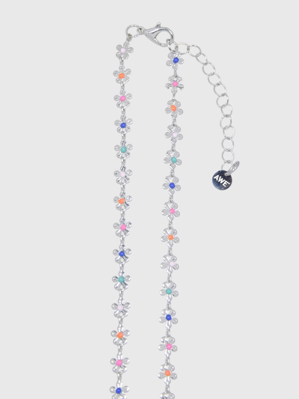 AWE Rainbow Small Daisy Chain Necklace