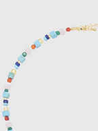 AWE Blue Waves Turquoise Beaded Necklace