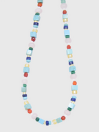 AWE Blue Waves Turquoise Beaded Necklace