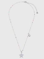 AWE Stars Charm Rainbow Beans Chain Necklace