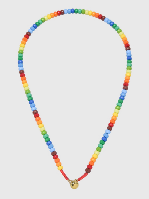 AWE Colorful Enamel Beaded Necklace