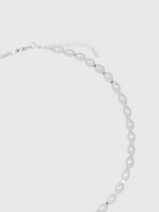 AWE Silver Pearl Balloon Dog Charm Necklace