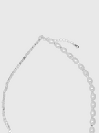 AWE Silver Pearl Balloon Dog Charm Necklace