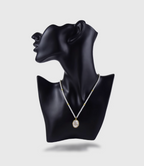 AWE Zirconia Pendant Pearl Beaded Necklace