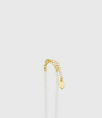 AWE Zirconia Pendant Pearl Beaded Necklace