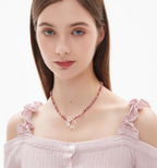 AWE Four-Leaf Clover Beaded Necklace