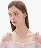 AWE Four-Leaf Clover Beaded Necklace