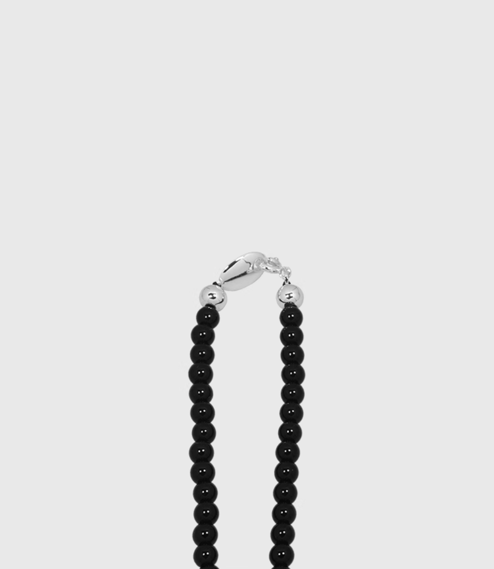 AWE Four-Leaf Clover Beaded Necklace