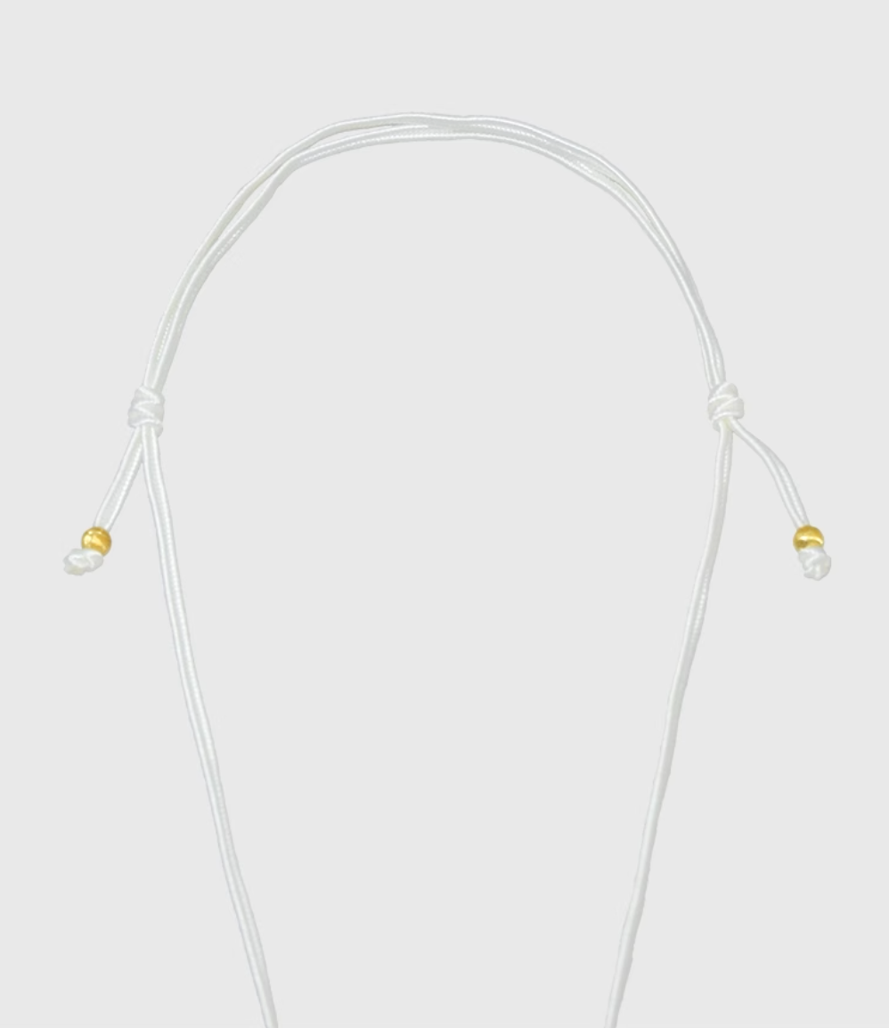 AWE Pearl Cross Pendant Necklace