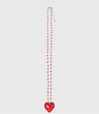 AWE Red Heart Pearl Necklace