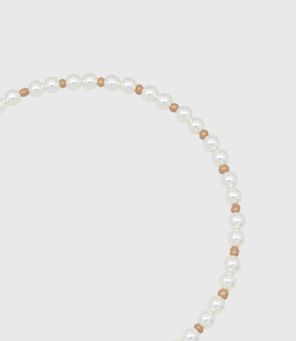 AWE Puppy Party Pendant Pearl Necklace