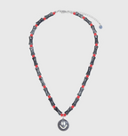 AWE Smiley Face Bamboo Beaded Necklace