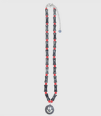 AWE Smiley Face Bamboo Beaded Necklace
