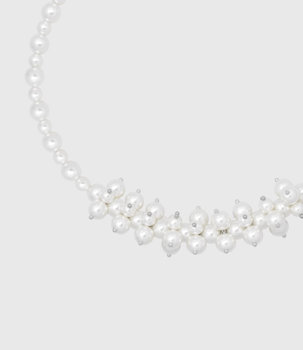 AWE Luxury Flower Pearl Necklace